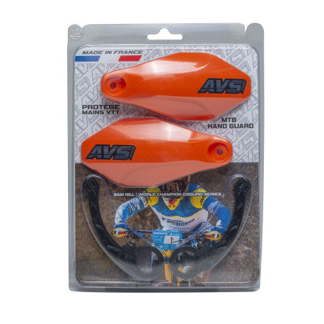 AVS BASIC protetor de mãos (aba de plástico) Laranja