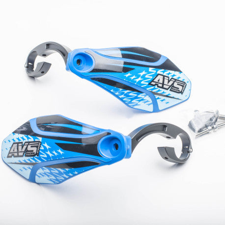 Proteção de mão AVS KIT DECO Alu Leg Azul Escuro/Preto