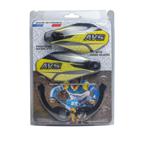 AVS KIT DECO Protetor de Mão Alu Tab Preto/Amarelo
