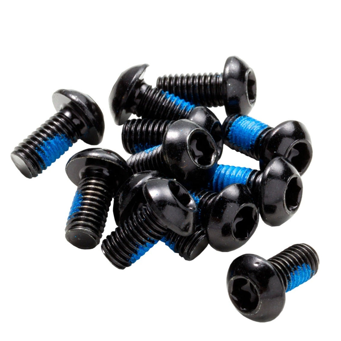 Kit 12 Parafusos de Disco REVERSE COMPONENTS Anodizados Preto