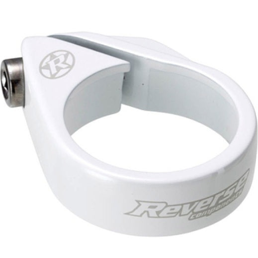 Braçadeira de selim REVERSE COMPONENTS BOLT Branca