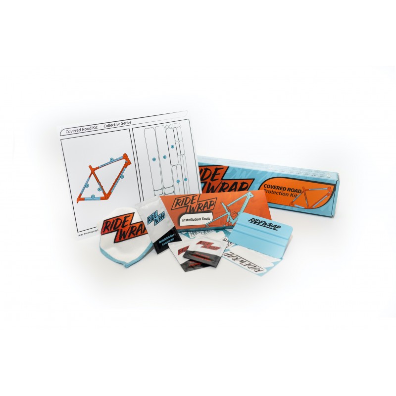 RIDE WRAP COVERED Protetor de armação adesivo Acabamento brilhante