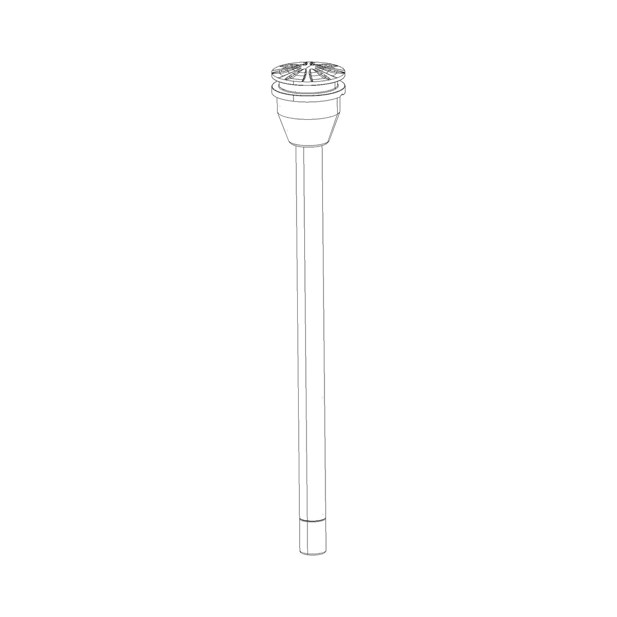 Kit de eixo da mola pneumática DEBONAIR ROCKSHOX 100 mm-29" (32 mm) para SID C1/SID SL D1 — ilustração técnica