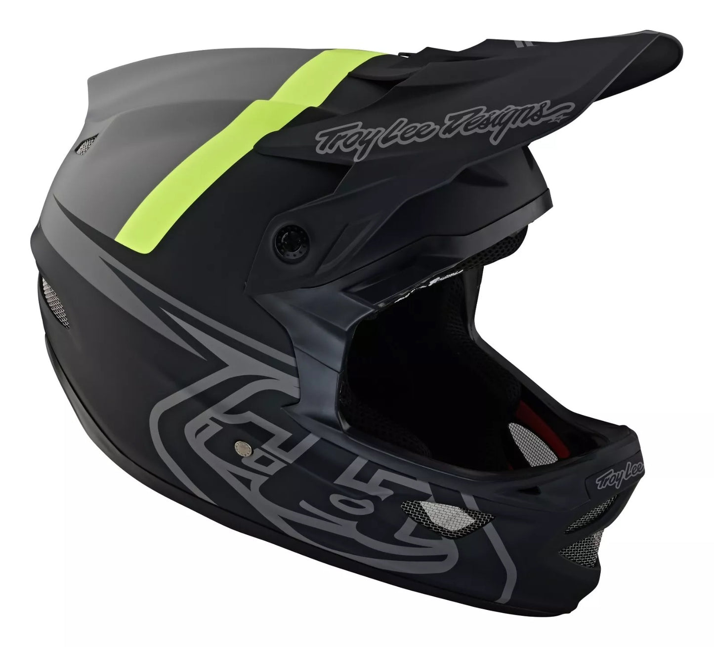 Capacete de BTT TROY LEE DESIGNS D3 FIBERLITE Cinzento