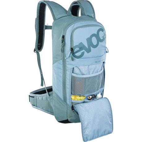 Mochila com proteção dorsal EVOC FR LITE RACE 10L Azul