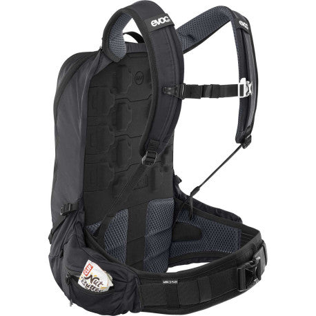 Mochila com Dorsal EVOC TRAIL PRO BLACKLINE 16 L Preto