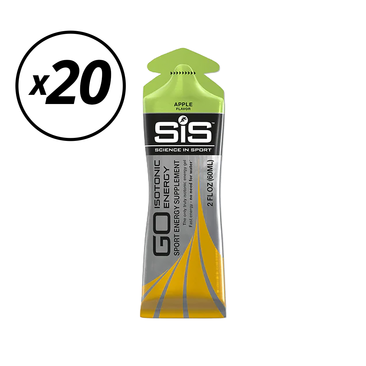 SIS GO ISOTONIC ENERGY Gel (60ml) Maçã Prazo de validade curto