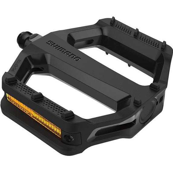 Pedais planos SHIMANO PD-EF102 Preto