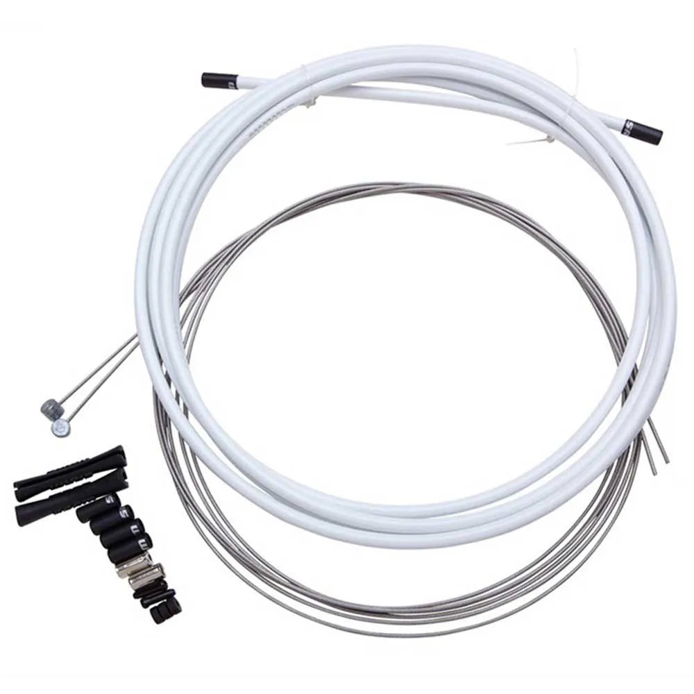 SRAM SLICKWIRE MTB/ROAD Cabo de desviador e kit de mangueira Branco