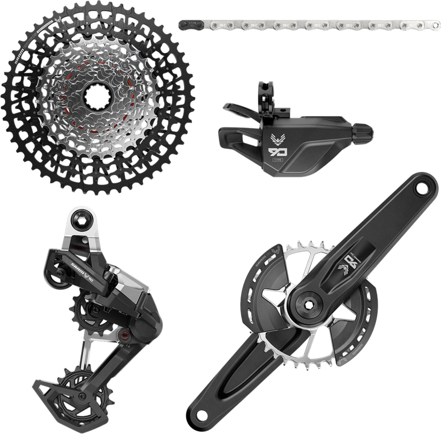 Grupo SRAM EAGLE 90 T-TYPE DUB 12V 32T 2-Guards