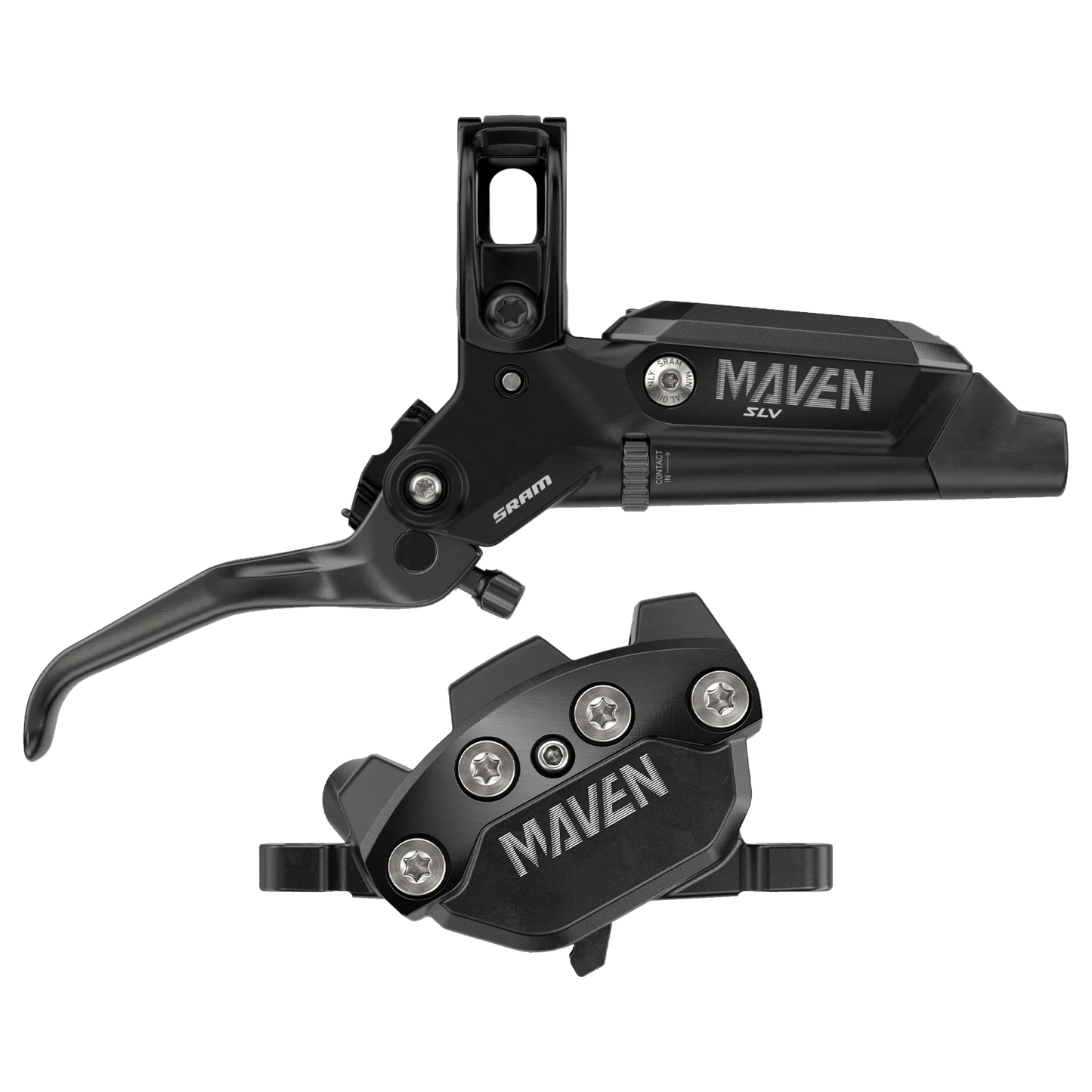 Travão traseiro SRAM MAVEN SILVER Preto