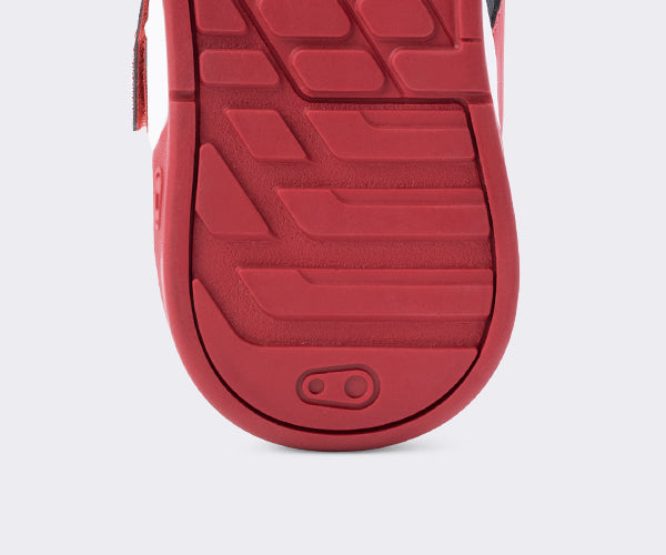 CRANKBROTHERS STAMP SPEED LACE FLAT Sapatos MTB Preto/Vermelho/Branco