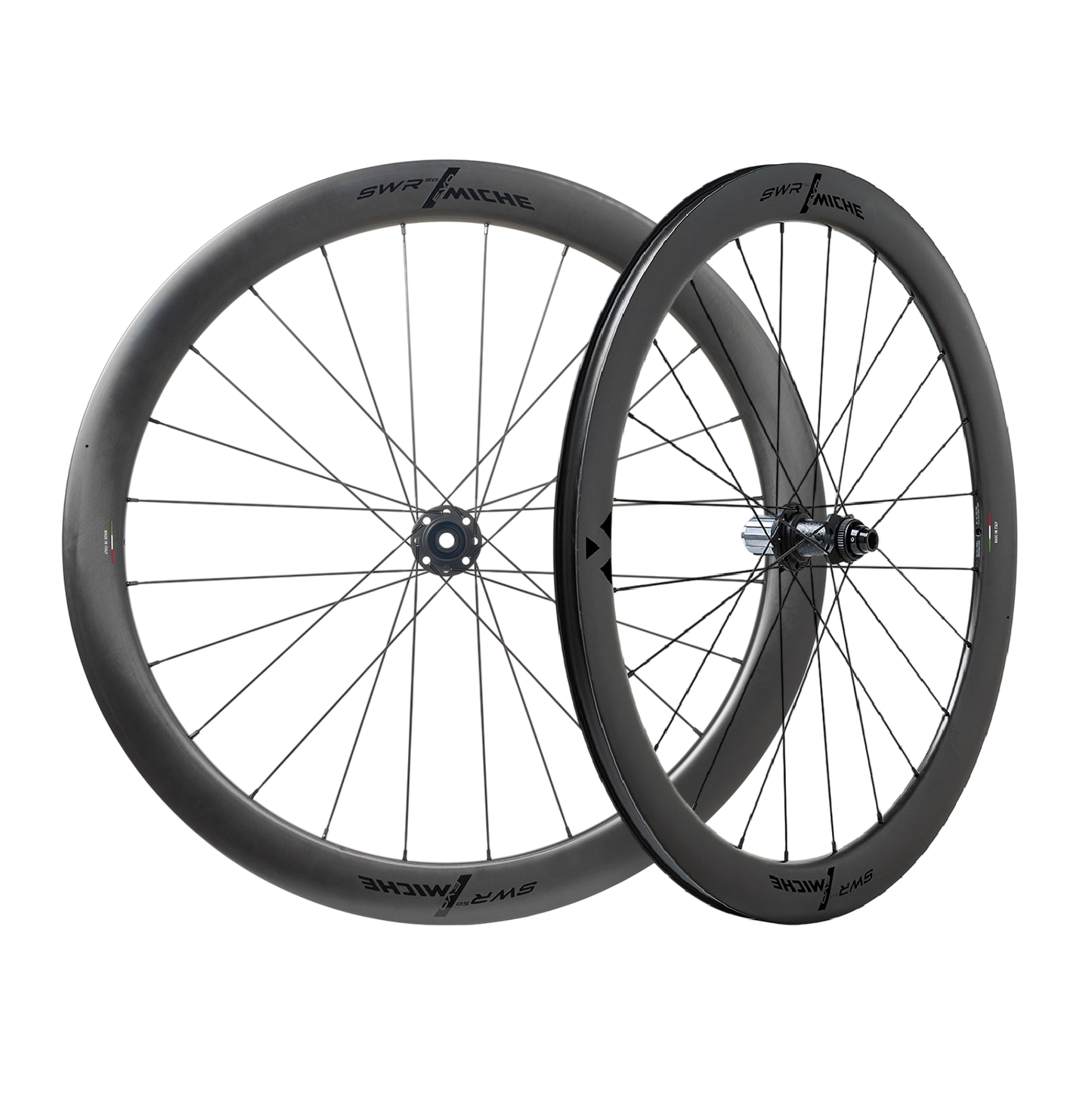 Par de rodas MICHE SWR EVO 50 DISC Tubeless Ready (bloqueio central)