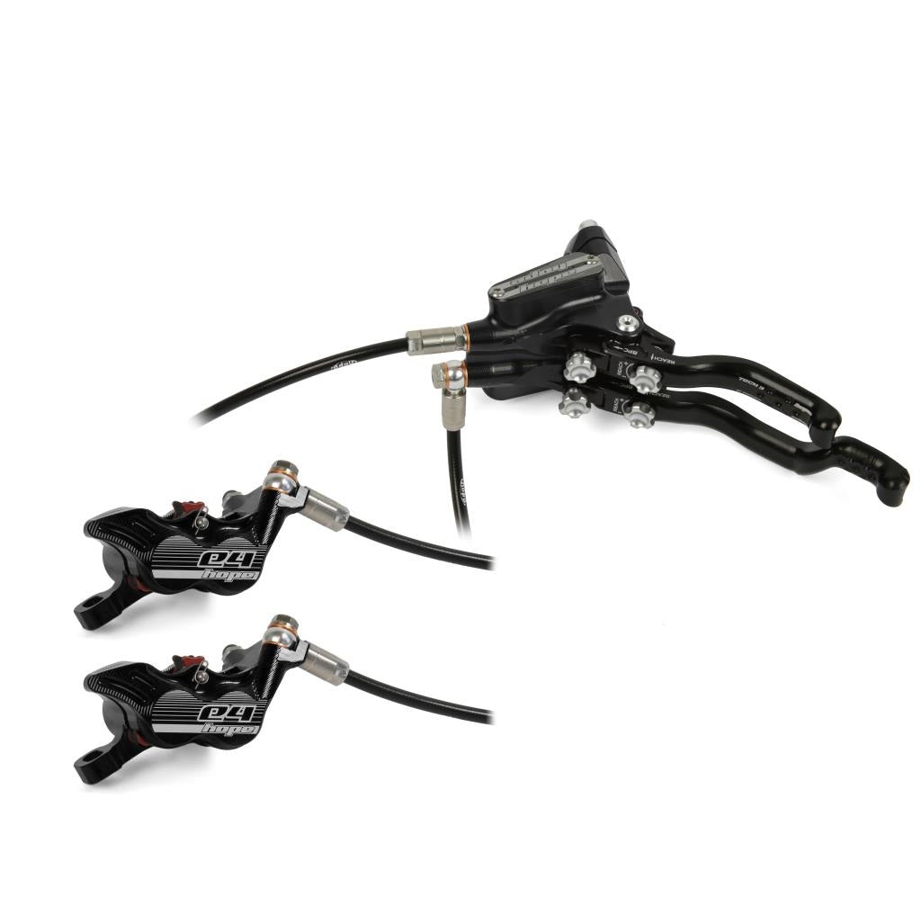 HOPE TECH 3 E4 DUO Travão duplo esquerdo Preto