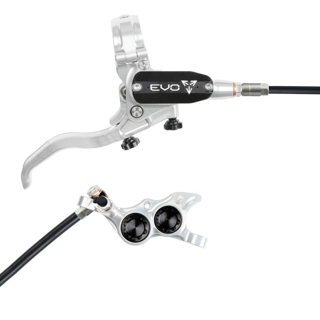 Travão traseiro HOPE TECH 4 EVO TR4 Prata/Preto