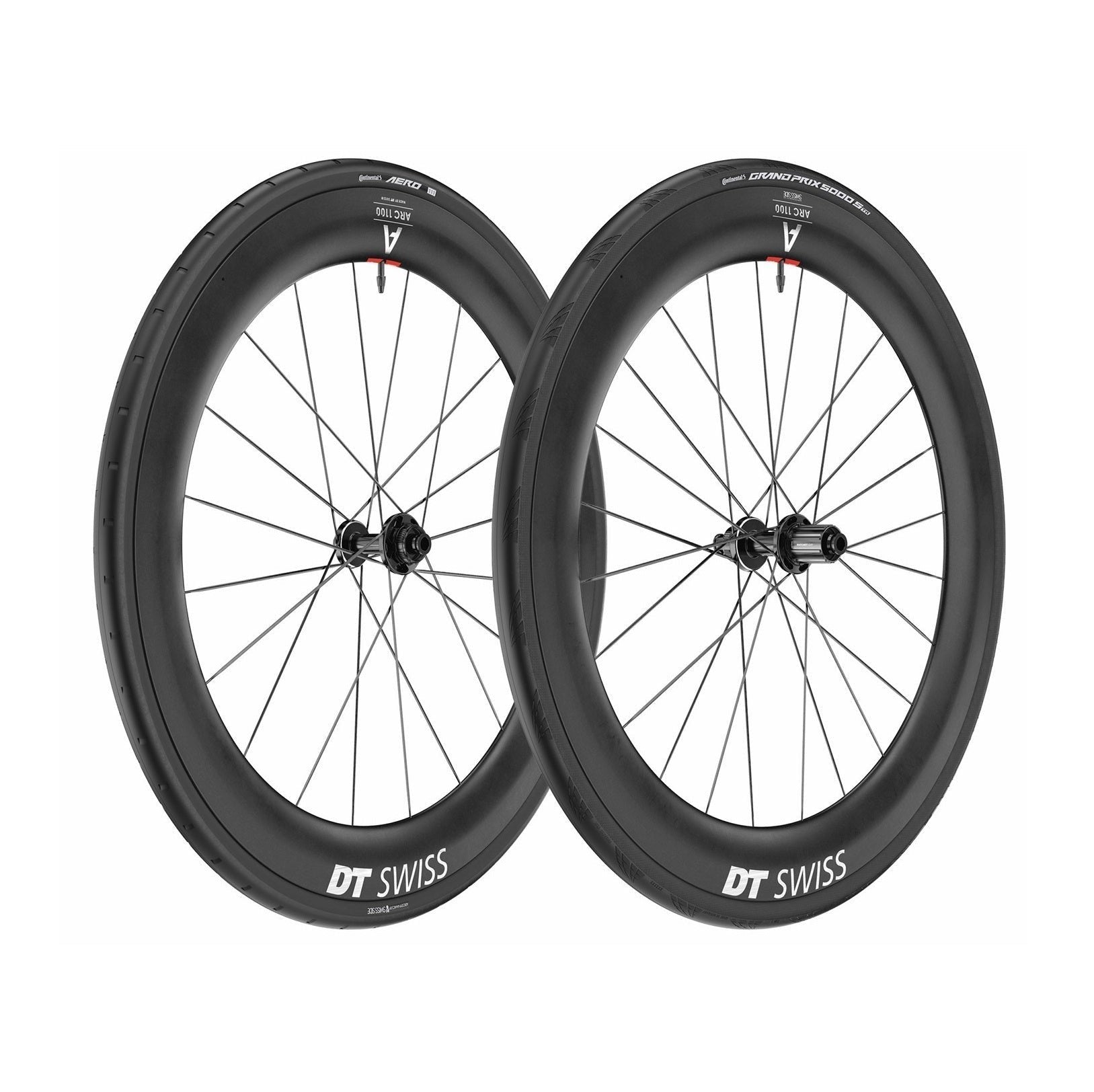 Par de rodas DT SWISS ARC 1100 DICUT WTS 55 Tubeless Ready (Center