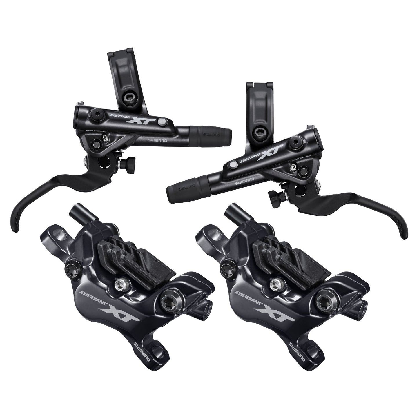 Par de pastilhas de travão ventiladas SHIMANO XT M8120 4 Piston J-KIT