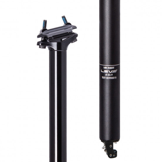 Espigão de selim telescópico KS KIND SHOCK LEV SI