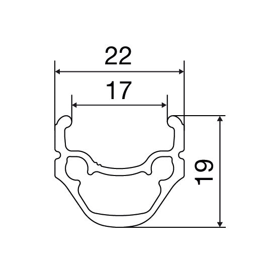 Par de rodas MAVIC CROSSRIDE UB 26" 9x100mm/9x135mm