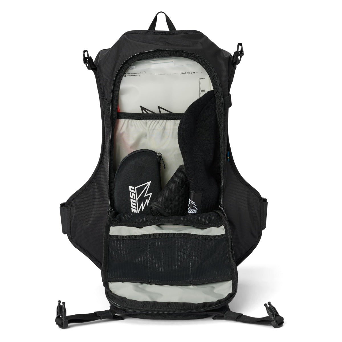Saco de Hidratação USWE MTB HYDRO 12 L Preto