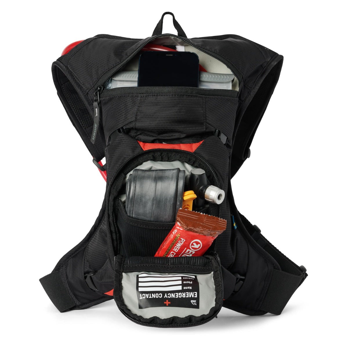 Saco de Hidratação USWE MTB HYDRO 3 L Preto/Vermelho