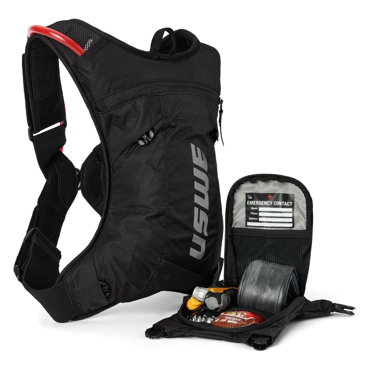 Saco de Hidratação USWE MTB HYDRO 3 L Preto