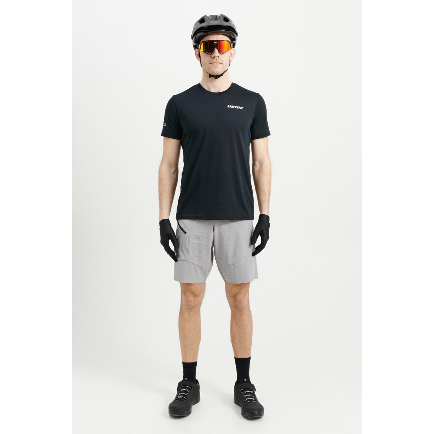 USWE HYBRID MTB Short Cinzento