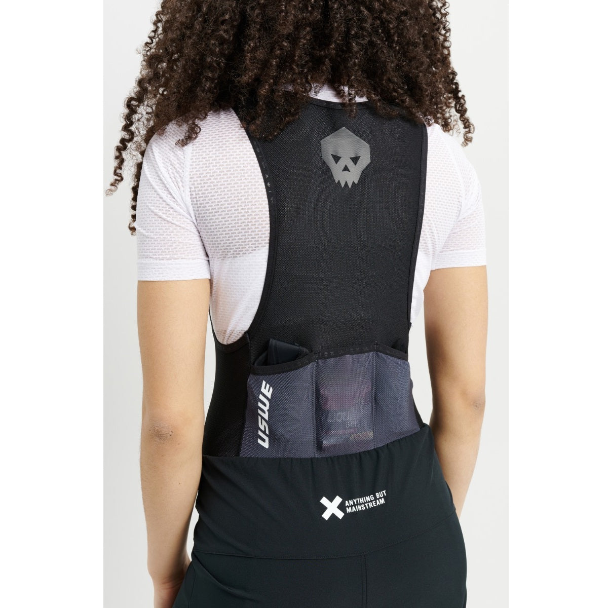 Calções USWE HYBRID MTB para mulher Preto