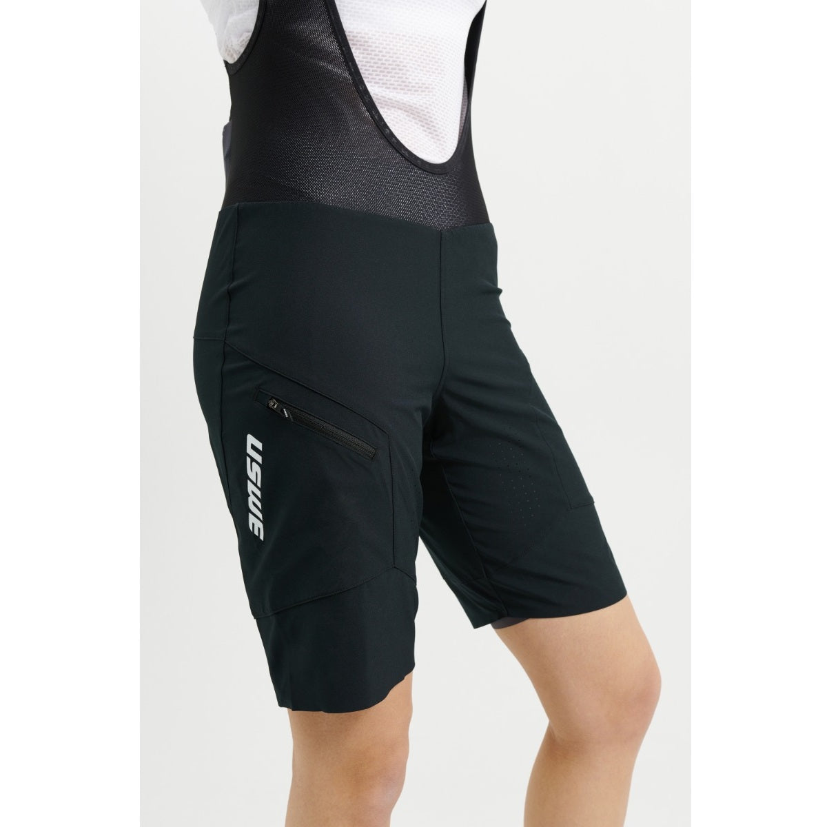 Calções USWE HYBRID MTB para mulher Preto