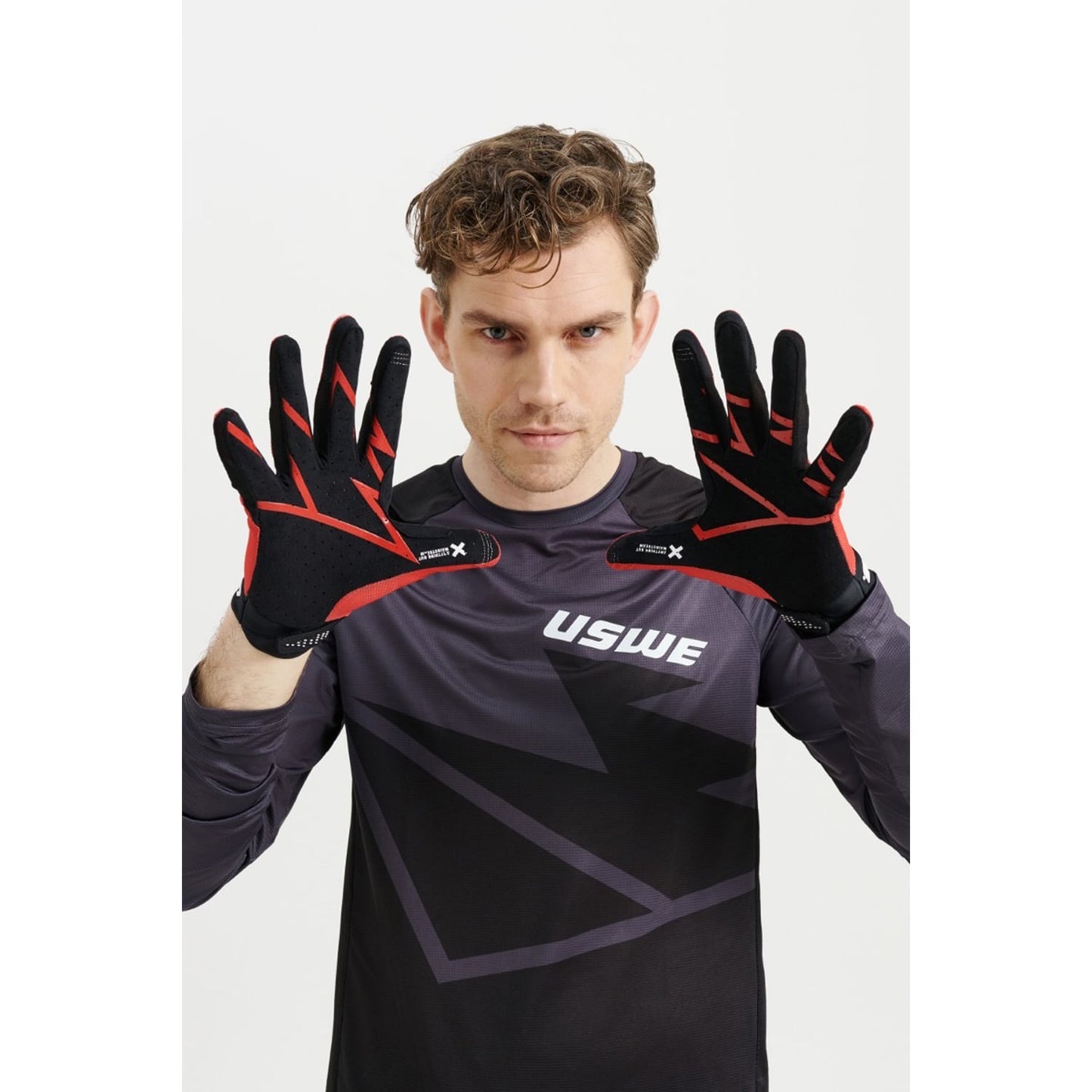 Camisola de manga comprida USWE BERG MTB Preto