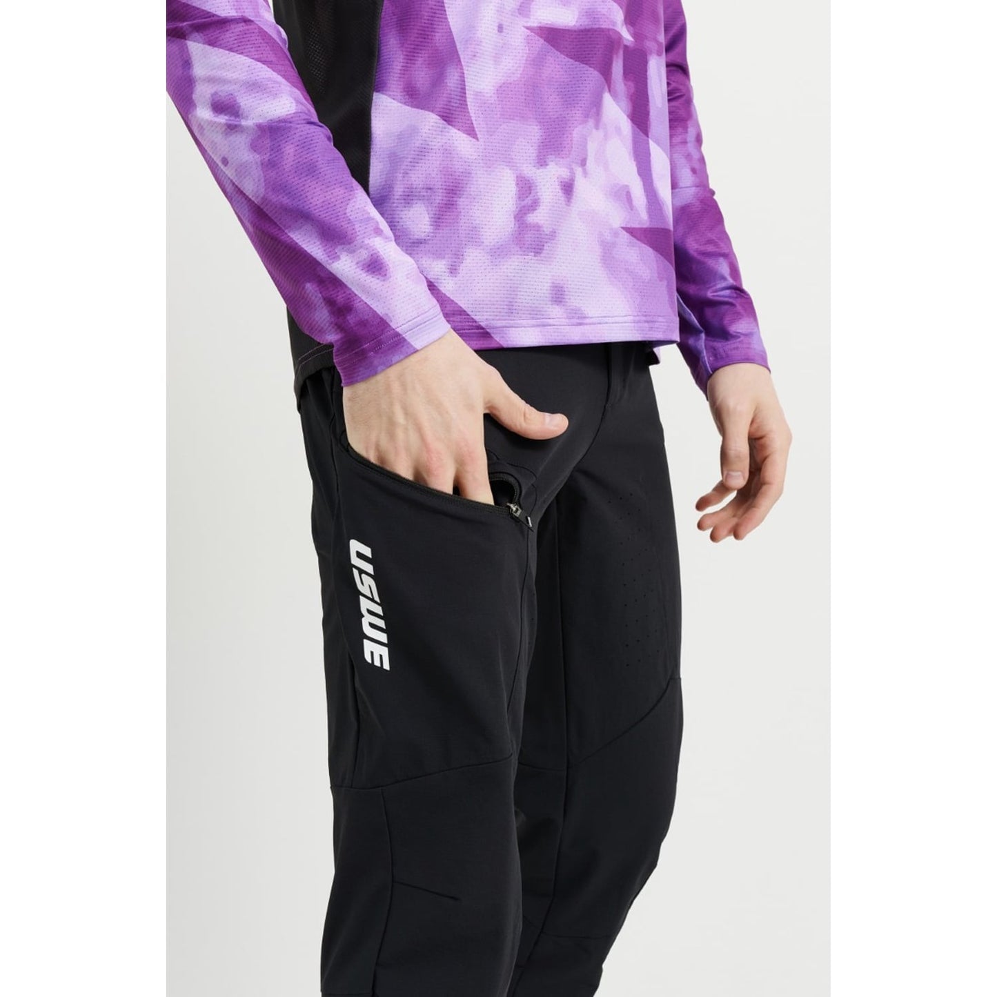Camisola de manga comprida USWE LUFTIG MTB Roxo