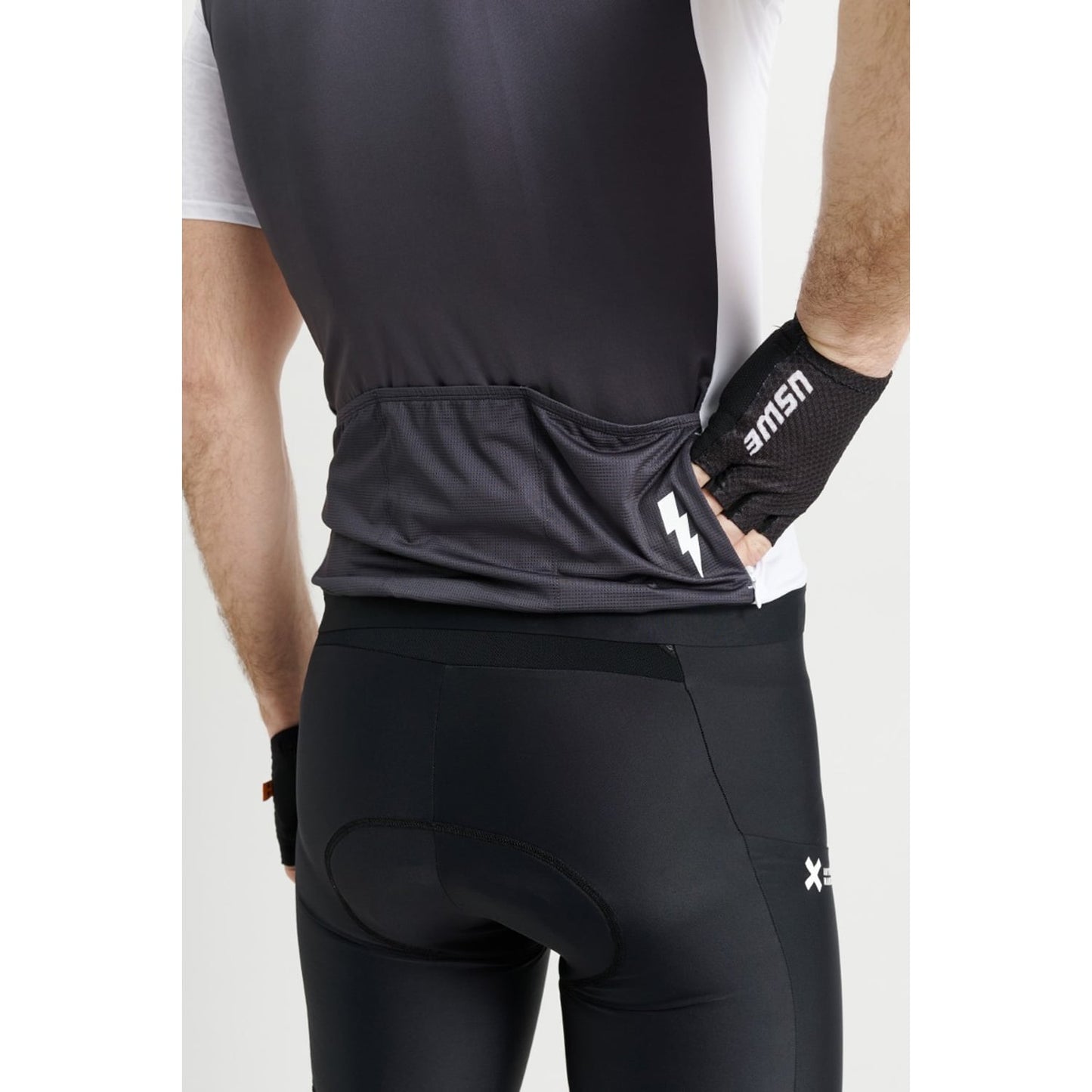 USWE GRUS GRAVEL Camisola de manga curta branca