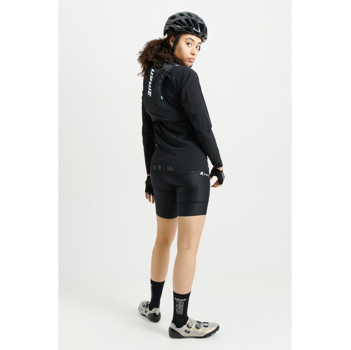 Casaco USWE WIND GRAVEL para mulher Preto