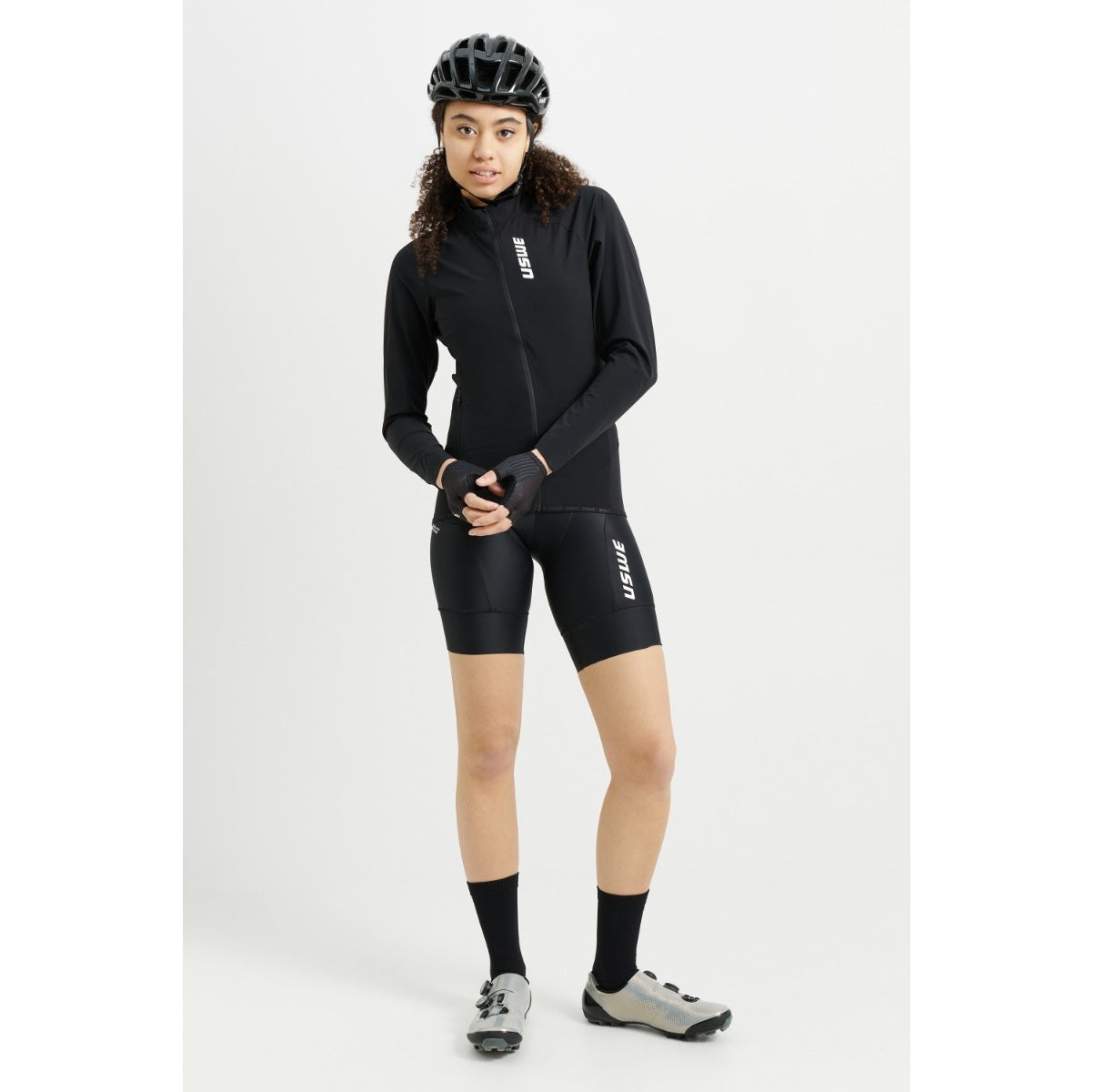 Casaco USWE WIND GRAVEL para mulher Preto