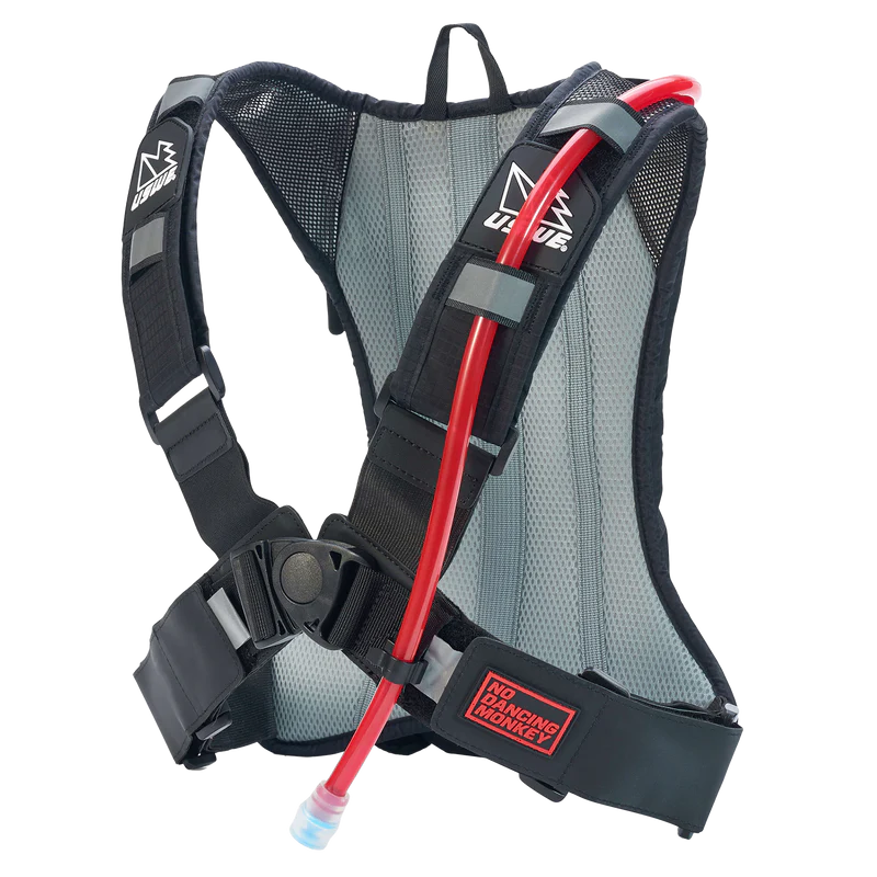 Mochila de hidratação USWE OUTLANDER JR 3 L para crianças, preta