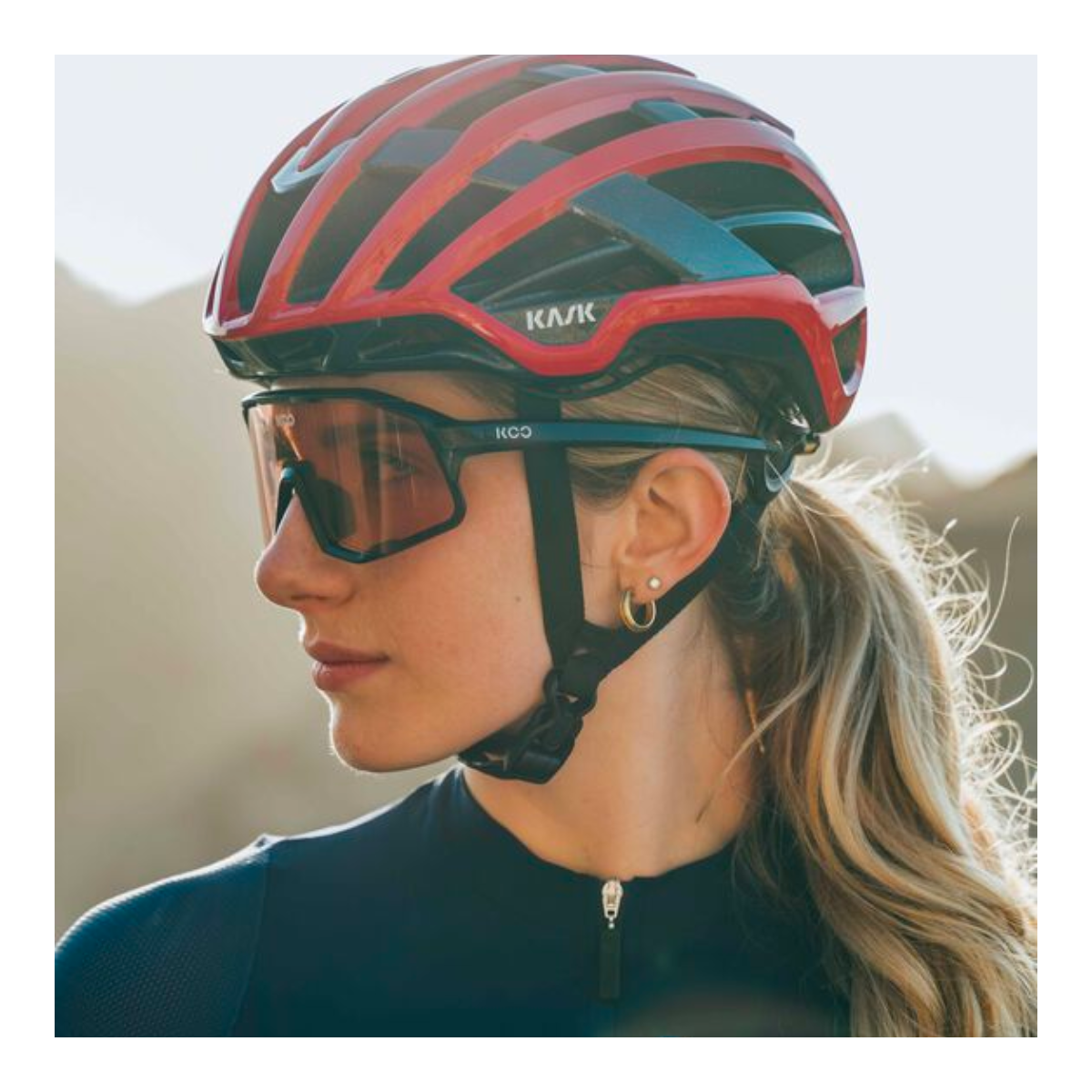 Capacete de estrada KASK VALEGRO Vermelho