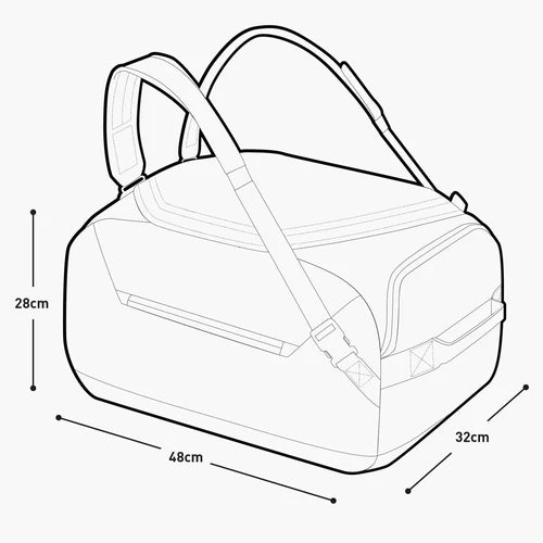 Mala de viagem EVOC DUFFLE 40 L Preta