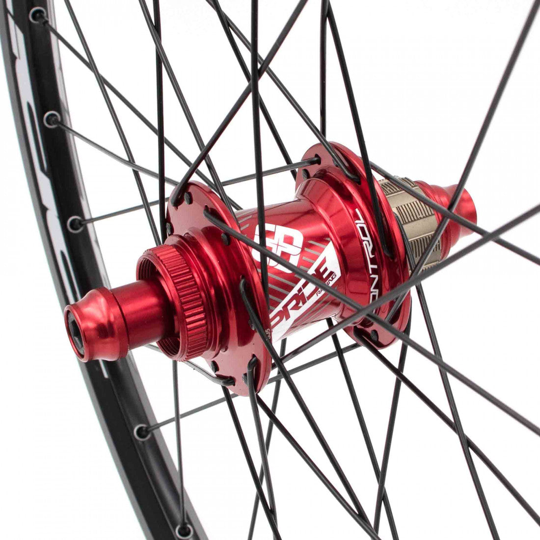 Par de Rodas PRIDE 20" (451mm) Control V1 Disc Eixos 10/15mm Vermelho