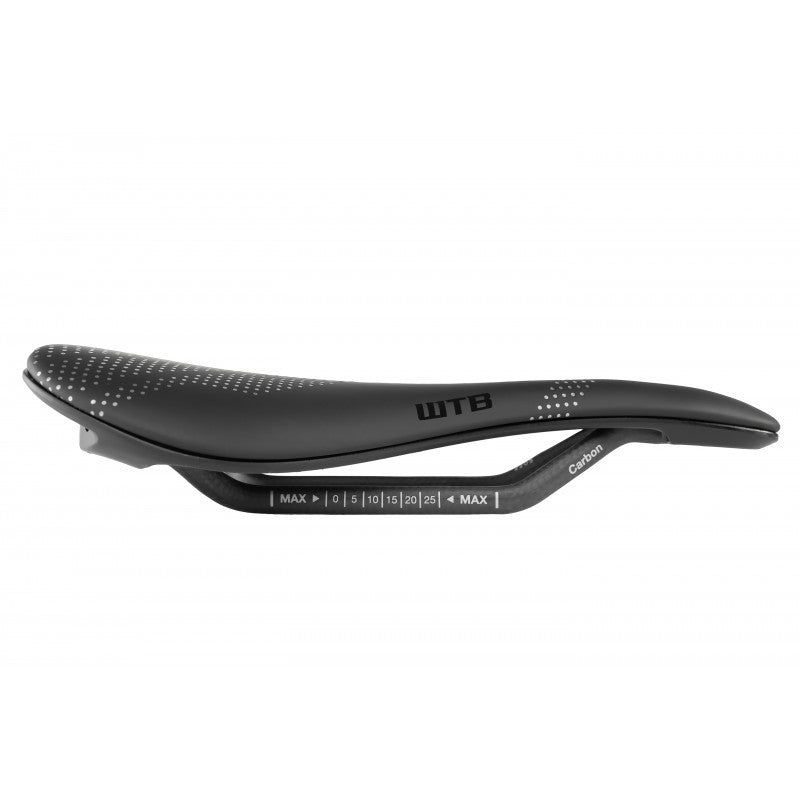 WTB GRAVELIER 140mm Carbon Saddle Rails Preto