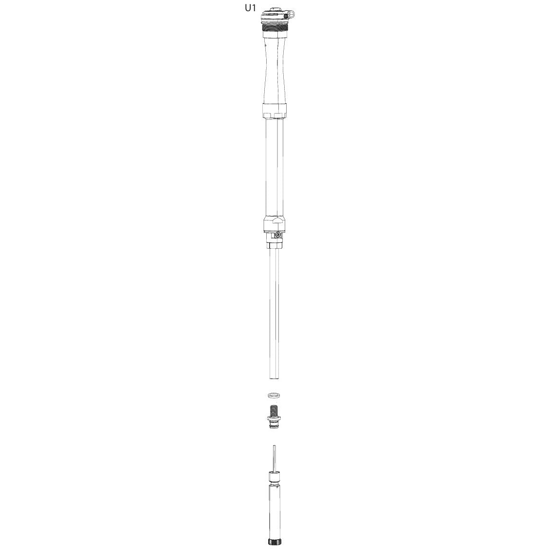 Kit de atualização de cartucho ROCKSHOX RACE DAY2 3P 32mm para forquilhas SID / SID SL 100-110mm B1+ / REBA 100mm A7