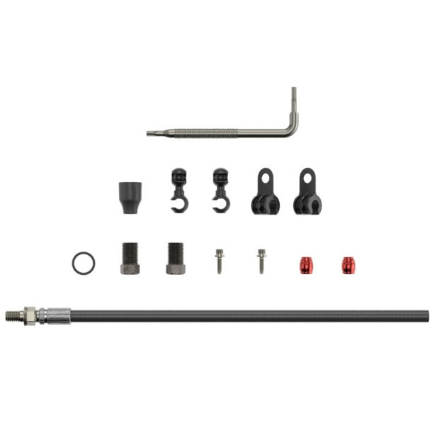 Kit Mangueira Hidráulica SRAM Roscada Crimp 2000mm Elixir 5/7/9/R/CR/X0,Guide R/RS/RSC A1,DB5,Level TL