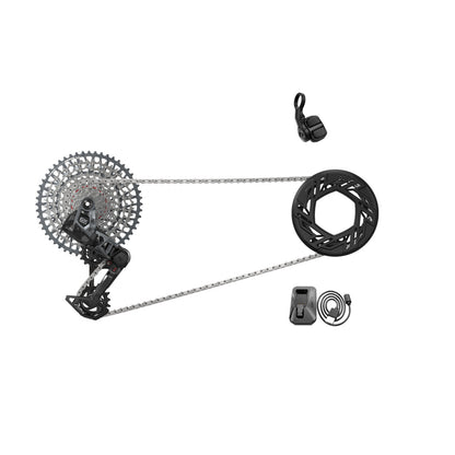 Grupo SRAM GX EAGLE E-MTB 104BCD AXS T-Type 36 DTS Clip-on 10/52
