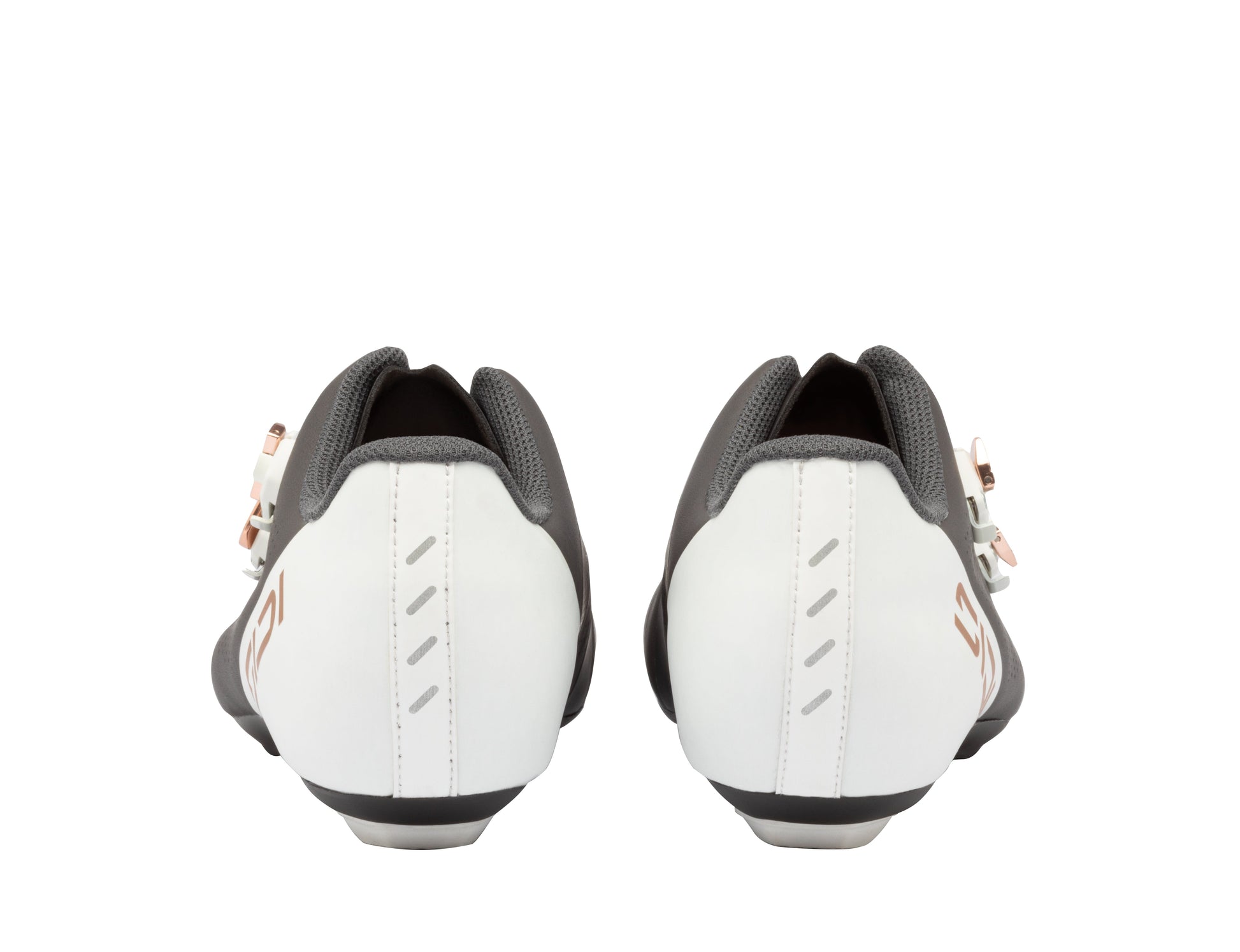 Chaussures route Sidi Ergo 6S anthracite et blanc, vue arrière du contrefort