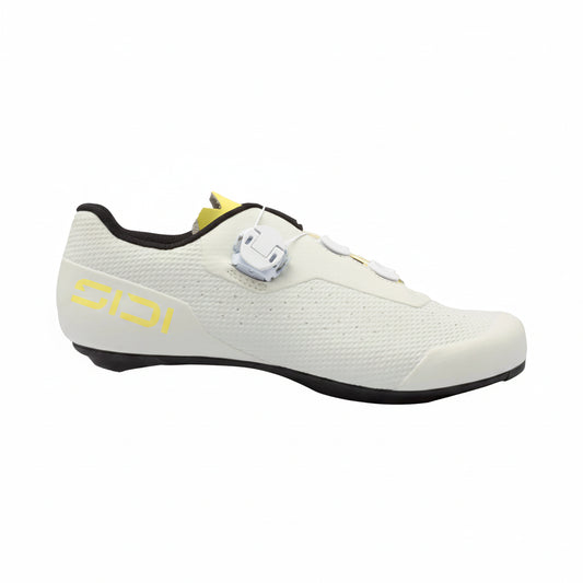 Sapatos de Estrada SIDI FAST 3 Branco/Amarelo