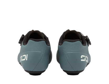 Sapatilhas de estrada Sidi Fast 3 storm grey e ice white, vista traseira do contraforte