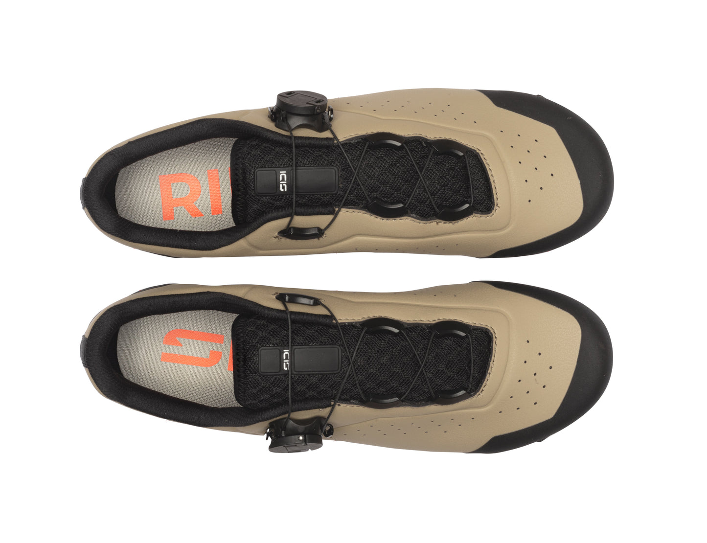 Chaussures XC gravel Sidi Liinea dark sand, vue de face