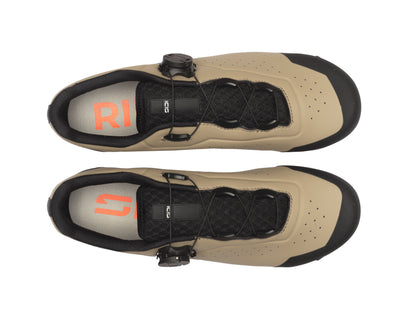 Sapatilhas XC gravel Sidi Liinea dark sand, vista frontal