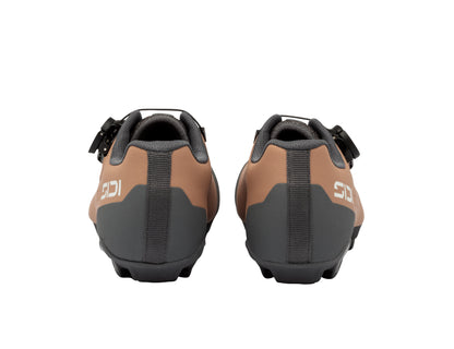 Sapatos XC gravel Sidi Liinea Woman cork brown, vista traseira do contraforte