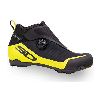Sapatos de BTT de inverno SIDI HIEMX S GTX pretos/amarelos