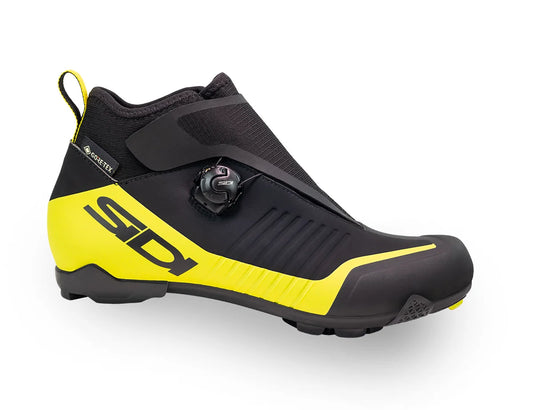 Sapatos de BTT de inverno SIDI HIEMX S GTX pretos/amarelos